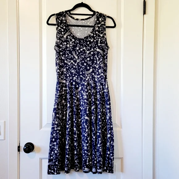 LuLaRoe Dresses Euc Lularoe Nicki Tank Dress Size S Poshmark